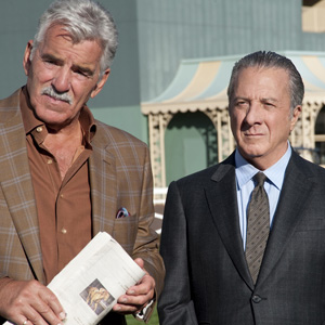 LUCK: Dennis Farina, Dustin Hoffman LUCK: Dennis Farina, Dustin Hoffman